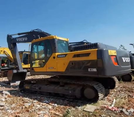 Excavadora original Volvo EC220DL de 22 toneladas Excavadora de rastreo usada en buen estado