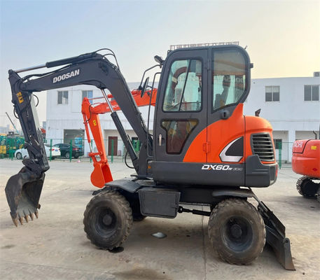 Excavadora hidráulica de segunda mano de Doosan Excavadora de primera mano de 7530 mm de radio