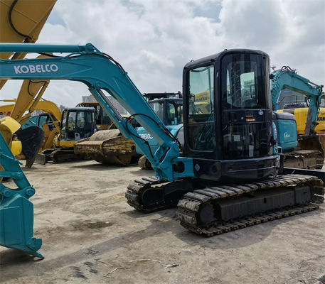SK55SRX de segunda mano En buen estado Kobelco Excavadoras 5260kg con 0.12m3 Capacidad de cubo