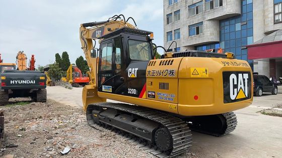 Excavadora de segunda mano original CAT 320D2 de 20 toneladas Precio bajo con certificados CE/EPA