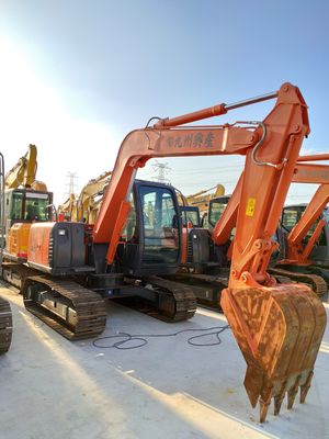 Excavadora mini de 7 toneladas original japonesa HITACHI ZX70 Excavadora usada para la venta