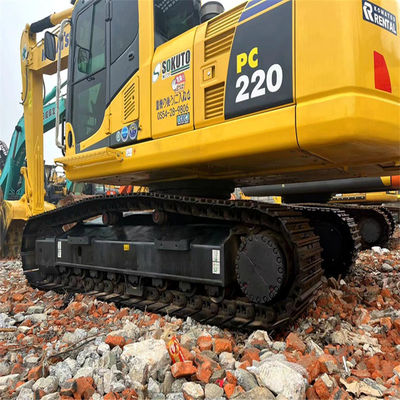 Japón Usado Komatsu PC220 2-8 Excavadora mediana de 22 toneladas de segunda mano Komatsu Maquina de construcción de excavadoras móviles de tierra