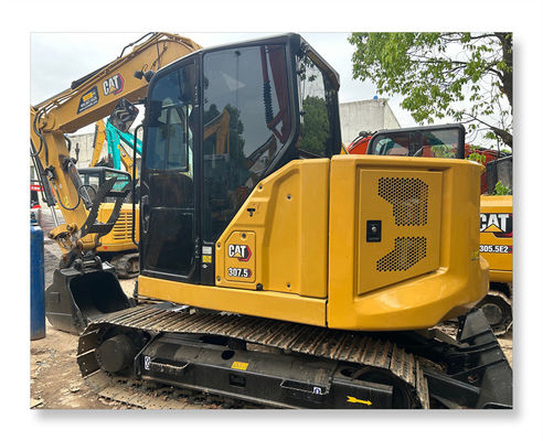 Excavadora mini CAT 307.5 de la oruga de segunda mano original de 7,5 toneladas para venta caliente