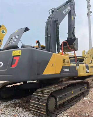 Excavadora volvo ec 240 original de 24 toneladas de segunda mano en buen estado