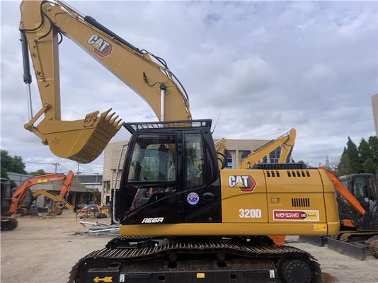 Maquinaria de construcción de segunda mano Excavadora de rastreo usada CAT320D