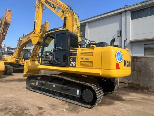 Excavadora original usada de komatsu de 22 toneladas Pc220-7 Excavadora de rastreo