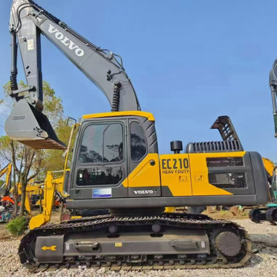 Nueva llegada 90% Nueva excavadora usada original VOLVO EC210 Excavadora hidráulica excavadoras usadas de alto rendimiento