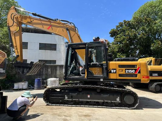 Excavadora de orugas hidráulica Sany SY215C usada en excelentes condiciones