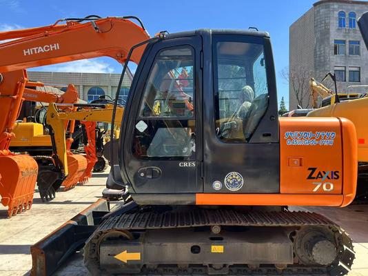 HITACHI ZX70 Mini Excavadora japonesa de 7 toneladas Zaxis 70 con motor Isuzu Tipo de movimiento de rastreo