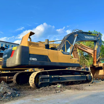 Used Korea Hydraulic Crawler Big Excavator Volvo 480 Good Performance High Work Efficiency