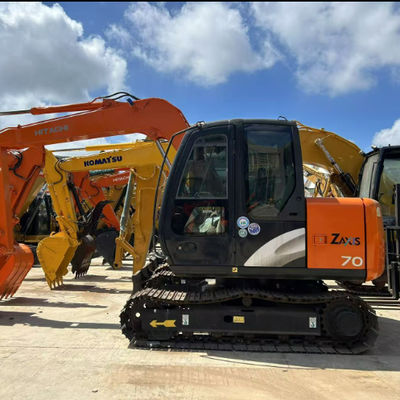 Excavadora usada original de Japón de alta calidad HITACHI ZX70 Rentable, pocas horas de trabajo