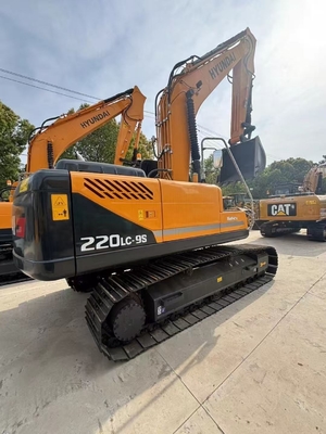 Hyundai 220LC-9S excavadora hidráulica arrastradora engranajes originales y bomba en buenas condiciones, baja fuerza de excavación hora y fuerte