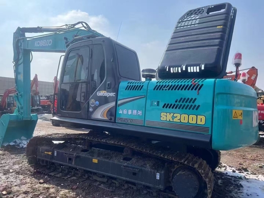 Excavadora de orugas Kobelco SK200D en oferta, 20 toneladas, motor de excavadora de alta eficiencia y bajo consumo de combustible, Kobelco 200