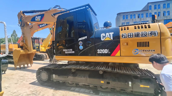 Caterpillar 320 320D 320D2 Excavadora de 20 toneladas usadas con componentes principales Motor de engranajes de rodamiento PLC