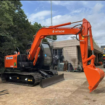 Excavadora de orugas Hitachi EX60 original japonesa usada, pequeña, de 6 toneladas, en buenas condiciones de funcionamiento a la venta
