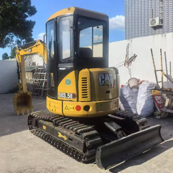 Excavadora CAT 303.5E de alto rendimiento y bajo consumo de combustible