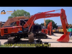 20 toneladas de máquina pesada usada Hitachi Zx200 excavadora con horas de trabajo bajas