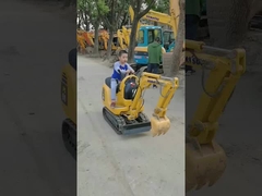 Excavadora de orugas Komatsu PC01 usada para excavar pequeños edificios agrícolas en excelentes condiciones (9