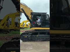 Excavadora hidráulica de 45 toneladas usada CAT345GC con PLC Gran maquinaria de construcción