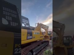 Excavadora de construcción de tamaño mediano para trabajos de tierra Komatsu PC220